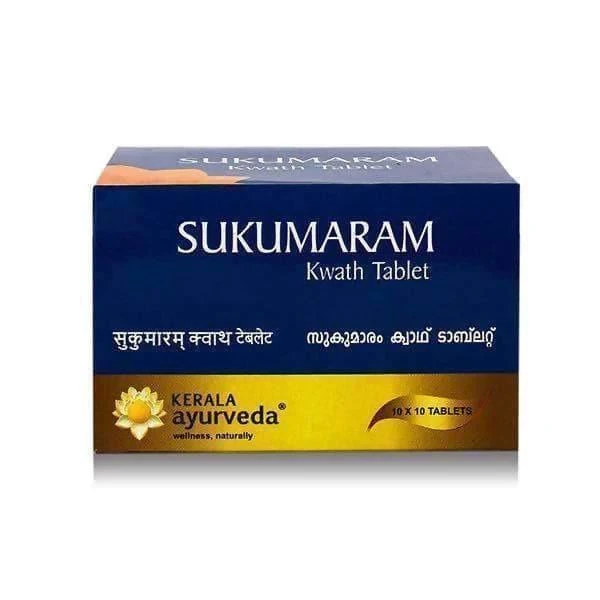Kerala Ayurveda Sukumaram Kwath, 100 Tablets-1.webp